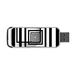 Squares Concept Design Raining Portable Usb Flash (one Side) by uniart180623