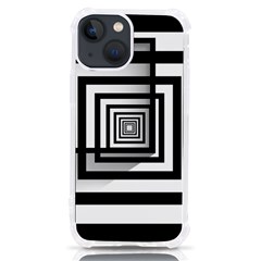 Squares Concept Design Raining Iphone 13 Mini Tpu Uv Print Case by uniart180623