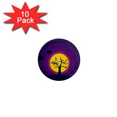 Empty Tree Leafless Stem Bare Branch 1  Mini Magnet (10 Pack)  by uniart180623