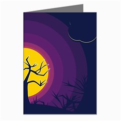 Empty Tree Leafless Stem Bare Branch Greeting Cards (pkg Of 8) by uniart180623