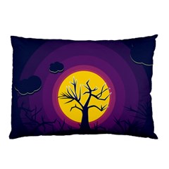 Empty Tree Leafless Stem Bare Branch Pillow Case by uniart180623