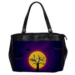 Empty Tree Leafless Stem Bare Branch Oversize Office Handbag by uniart180623