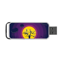 Empty Tree Leafless Stem Bare Branch Portable Usb Flash (two Sides) by uniart180623