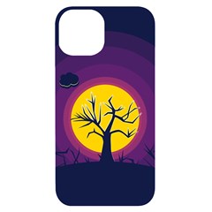 Empty Tree Leafless Stem Bare Branch Iphone 14 Black Uv Print Case by uniart180623