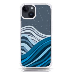 Waves Ink Abstract Texture Art Iphone 14 Tpu Uv Print Case