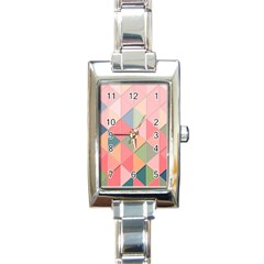 Background Geometric Triangle Rectangle Italian Charm Watch by uniart180623