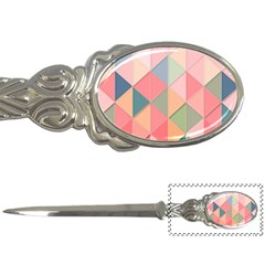 Background Geometric Triangle Letter Opener by uniart180623