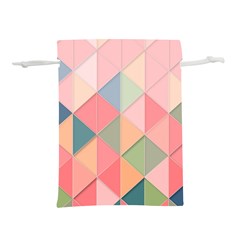 Background Geometric Triangle Lightweight Drawstring Pouch (m) by uniart180623