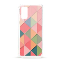 Background Geometric Triangle Samsung Galaxy S20 6 2 Inch Tpu Uv Case by uniart180623