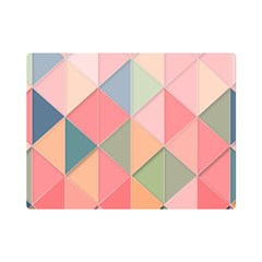 Background Geometric Triangle Premium Plush Fleece Blanket (mini) by uniart180623