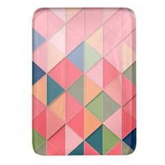 Background Geometric Triangle Rectangular Glass Fridge Magnet (4 Pack) by uniart180623