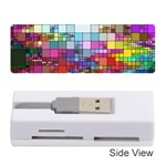 To Dye Abstract Visualization Memory Card Reader (Stick) Front