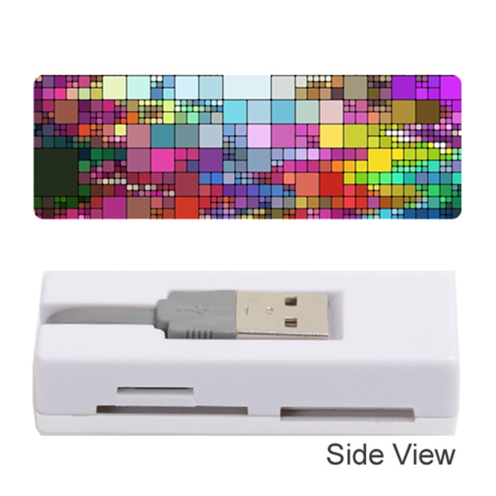 To Dye Abstract Visualization Memory Card Reader (Stick)