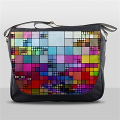 To Dye Abstract Visualization Messenger Bag by uniart180623