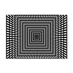 Focus Squares Optical Illusion Sticker A4 (100 Pack) by uniart180623