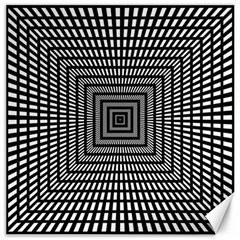 Focus Squares Optical Illusion Canvas 12  X 12  by uniart180623