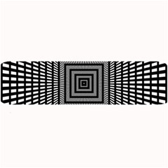 Focus Squares Optical Illusion Large Bar Mat by uniart180623