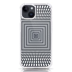 Focus Squares Optical Illusion Iphone 14 Tpu Uv Print Case by uniart180623