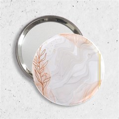 Leaves Marble Frame Background 2 25  Handbag Mirrors by uniart180623