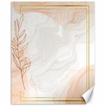 Leaves Marble Frame Background Canvas 11  x 14  10.95 x13.48  Canvas - 1