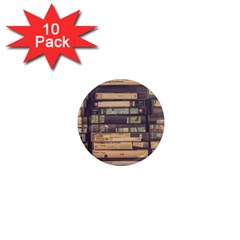 Books Antique Worn Spent Romance 1  Mini Magnet (10 Pack)  by uniart180623