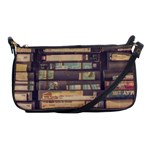 Books Antique Worn Spent Romance Shoulder Clutch Bag Front