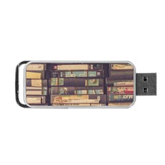 Books Antique Worn Spent Romance Portable Usb Flash (one Side) by uniart180623