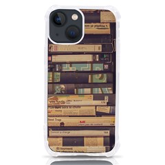 Books Antique Worn Spent Romance Iphone 13 Mini Tpu Uv Print Case by uniart180623