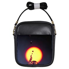 High Speed Waterdrop Drops Water Girls Sling Bag by uniart180623