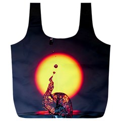 High Speed Waterdrop Drops Water Full Print Recycle Bag (xxxl) by uniart180623