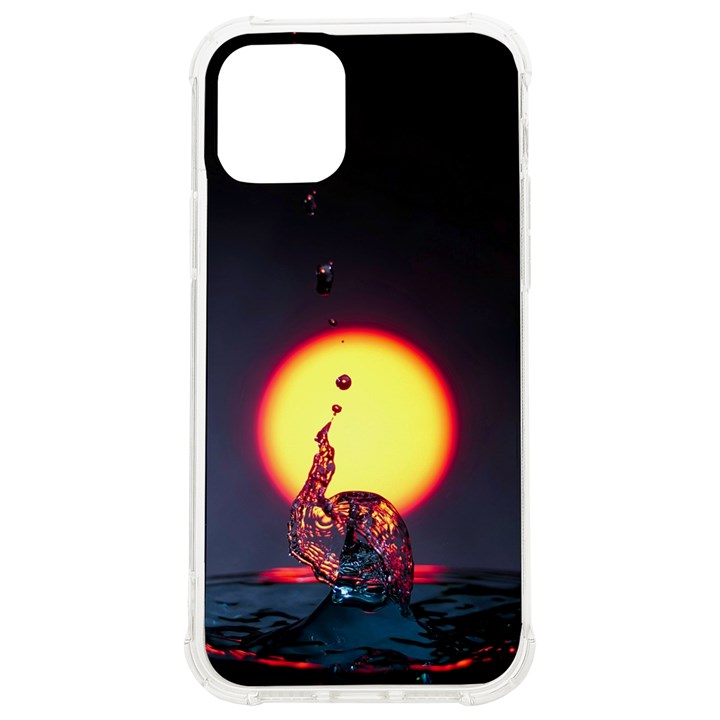 High Speed Waterdrop Drops Water iPhone 12/12 Pro TPU UV Print Case