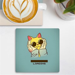 Loading Cat Cute Cuddly Animal Sweet Plush Uv Print Square Tile Coaster  by uniart180623