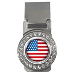 United Of America Usa Flag Money Clips (CZ)  Front