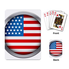 United Of America Usa Flag Playing Cards Single Design (rectangle)