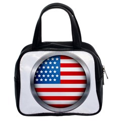 United Of America Usa Flag Classic Handbag (two Sides) by Celenk