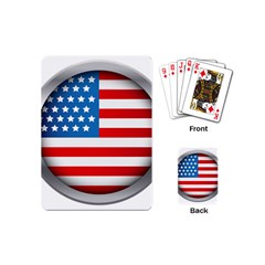 United Of America Usa Flag Playing Cards Single Design (mini)