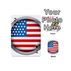 United Of America Usa Flag Playing Cards 54 Designs (mini)