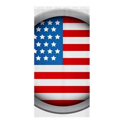 United Of America Usa Flag Shower Curtain 36  X 72  (stall)  by Celenk