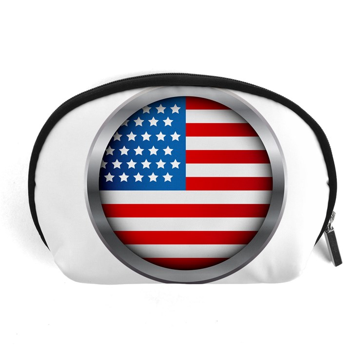 United Of America Usa Flag Accessory Pouch (Large)