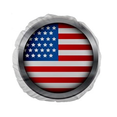 United Of America Usa Flag Standard 15  Premium Flano Round Cushions by Celenk