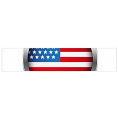 United Of America Usa Flag Small Premium Plush Fleece Scarf