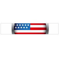 United Of America Usa Flag Large Premium Plush Fleece Scarf 