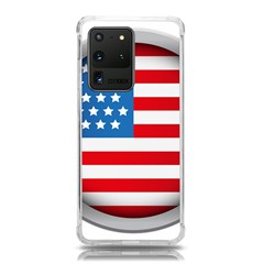 United Of America Usa Flag Samsung Galaxy S20 Ultra 6 9 Inch Tpu Uv Case by Celenk