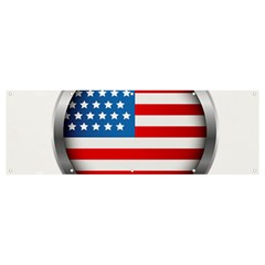 United Of America Usa Flag Banner And Sign 12  X 4  by Celenk