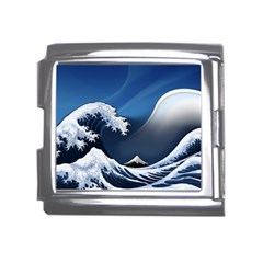 The Great Wave Off Kanagawa Mega Link Italian Charm (18mm) by Grandong