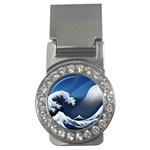 The Great Wave Off Kanagawa Money Clips (CZ)  Front