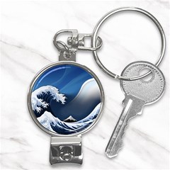 The Great Wave Off Kanagawa Nail Clippers Key Chain by Grandong