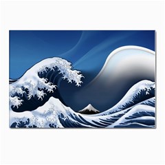 The Great Wave Off Kanagawa Postcards 5  X 7  (pkg Of 10) by Grandong