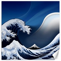 The Great Wave Off Kanagawa Canvas 16  X 16  by Grandong