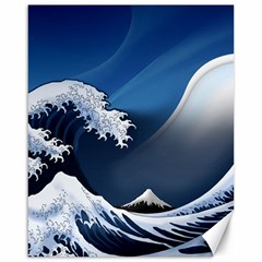 The Great Wave Off Kanagawa Canvas 16  X 20  by Grandong